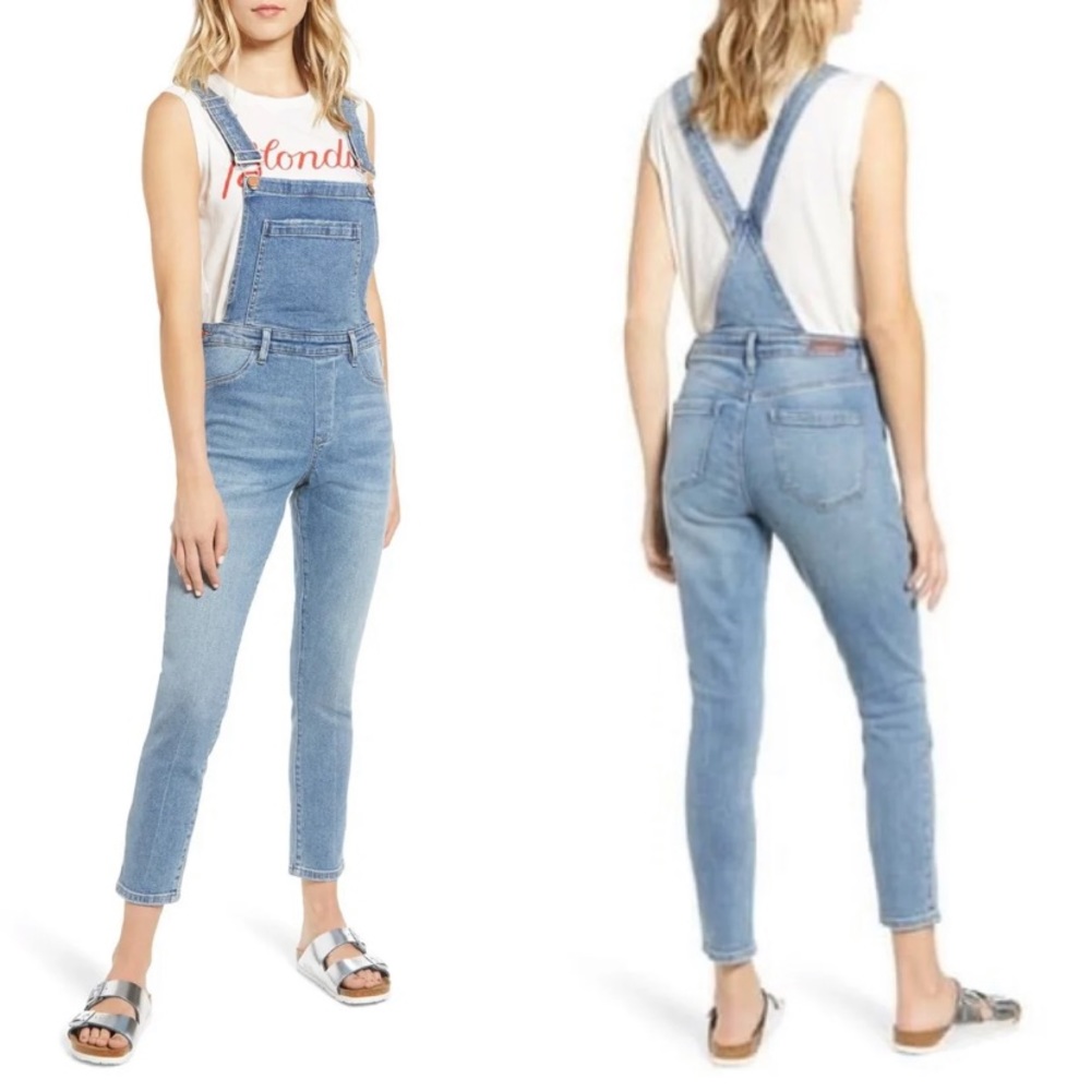 NWT BlankNYC Cropped Denim Overalls